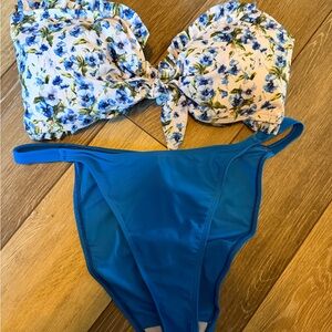 NWOT 2 piece Bandeau bikini size XL